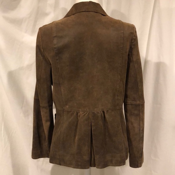 J. Jill Brown Suede Jacket - Picture 3 of 6